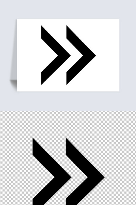 设计元素 标志丨符号 印章 黑色时尚科技渐变箭头png免扣矢量ai找相似