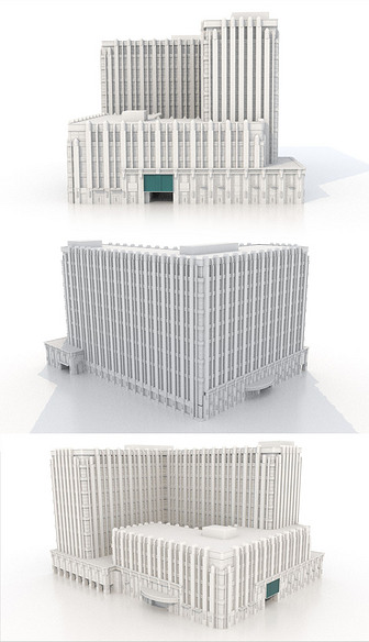商业建筑模型