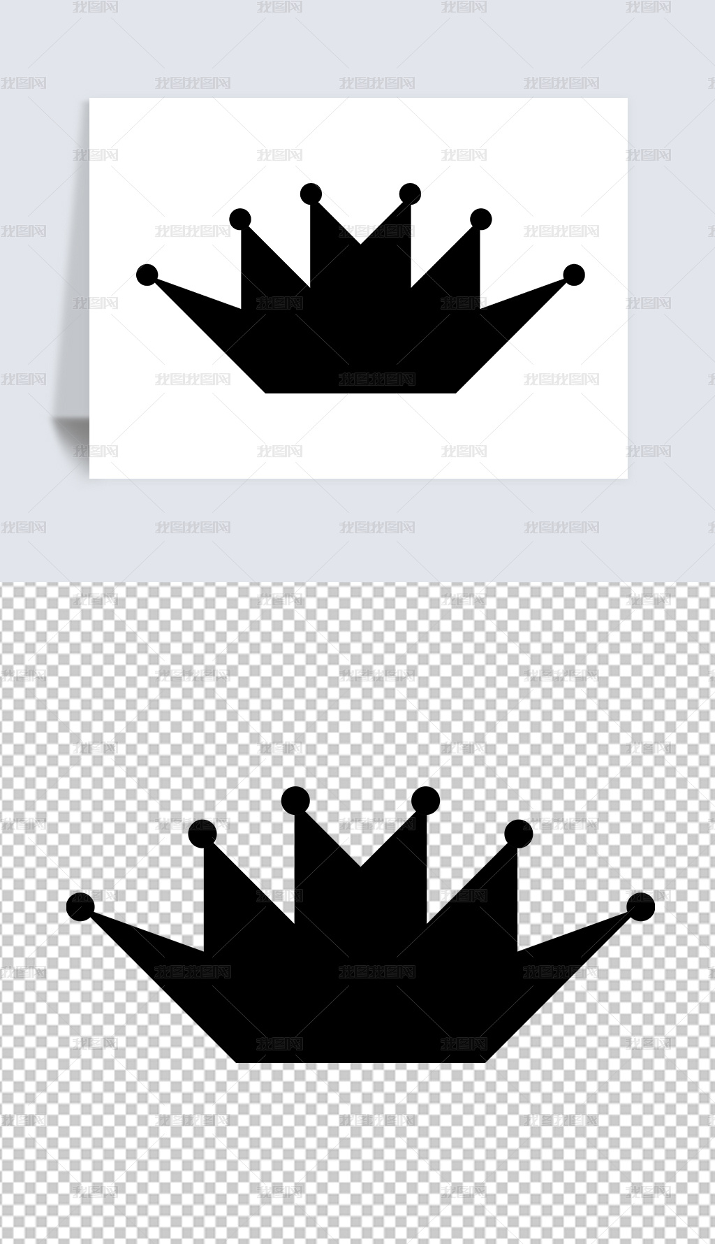 简约矢量皇冠王冠套图元素免扣元素png素材ai图片模板下载 生活 我图网