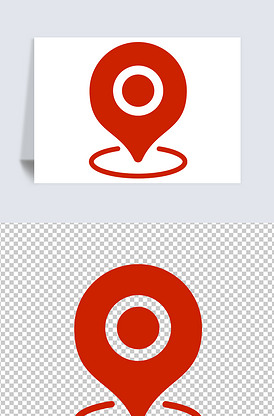 定位图标标志地图位置卫星定位免抠高.