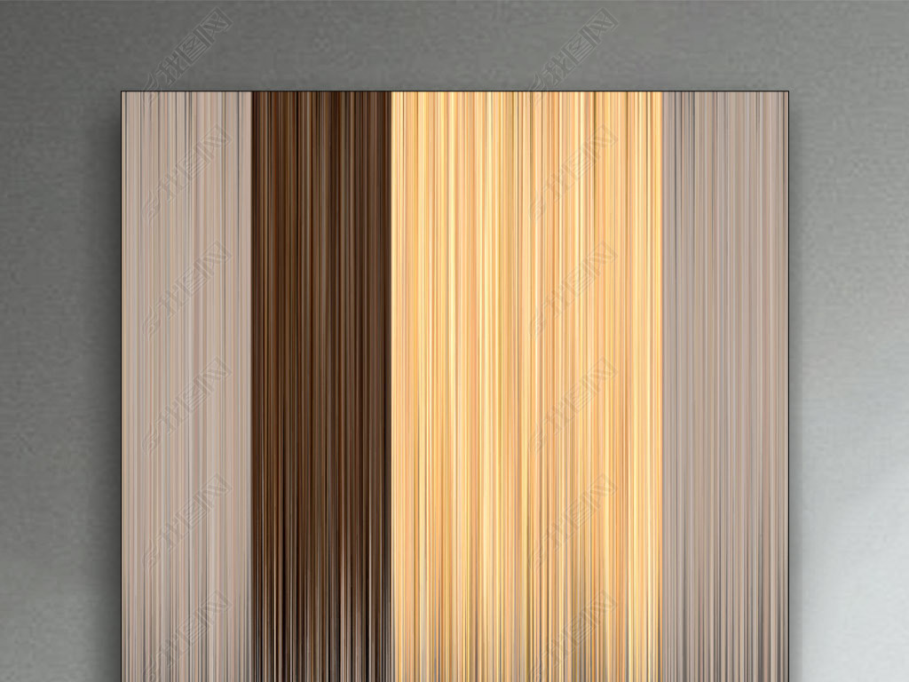 光耀门楣抽象灰暗金褐色竖版质感纹理装饰画下载-编号