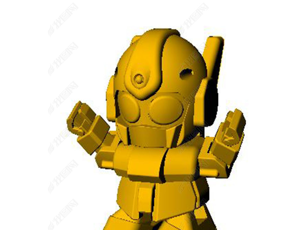 微型机器人模型可3d打印含stl