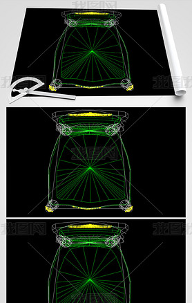 椅子立面设计CAD下载