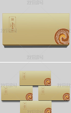 茶韵金色藤茶包装盒设计