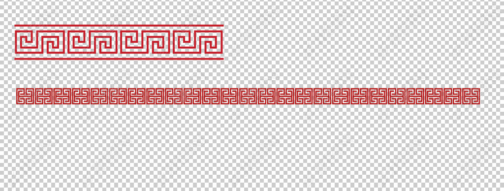 中国风传统元素中式花边底纹边框条纹分割线