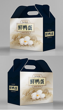 鲜鸭蛋特产包装农产品包装盒
