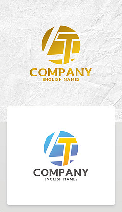 lt字母标志tl标志创意字母logo设计模板
