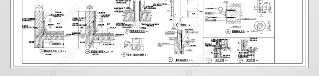 CAD߲ǽṹסլ¥ڵͼ