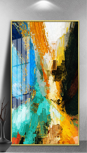 艺术油画现代装饰画涂鸦艺术油画装饰画