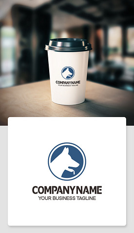 狗logo标志简洁干净logo含义