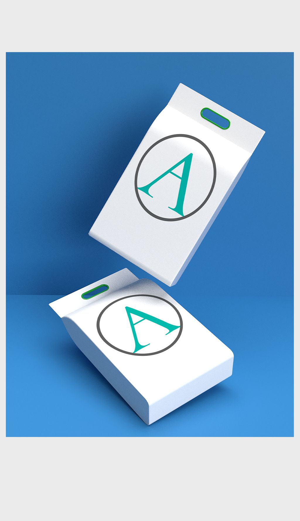 精美高端大米包装袋样机