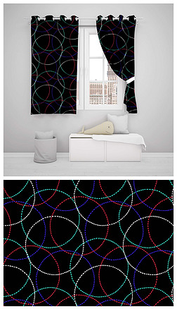 黑底图案专题模板-黑底图案图片素材下载-我图网