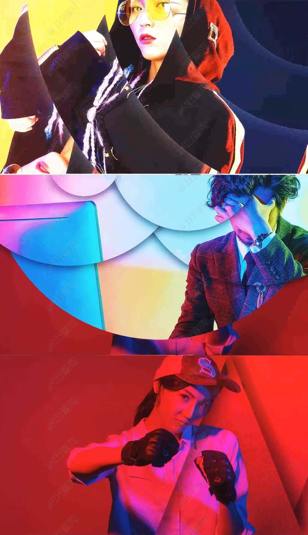 美丽时空扭曲立体三维写真相册ae模板下载-编号25149925-时尚动感-我