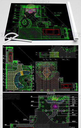 CADͥԺ̻Ʒͼ