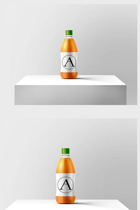 精美大气饮料瓶设计样机