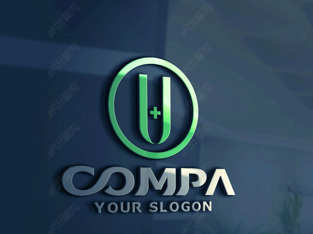 u字母logo设计u字母标志u字母商标