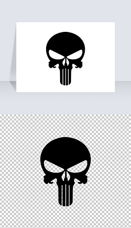 鬼头图案简笔画png免扣素材透明吗免抠骷髅头