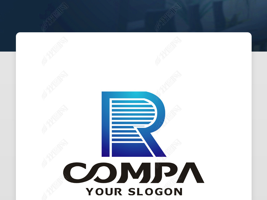 r字母logo设计r字母标志r字母商标