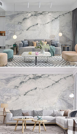 香雪背景墙|爵士白寒香雪黑白灰岩石大板大理石纹岩板背景墙