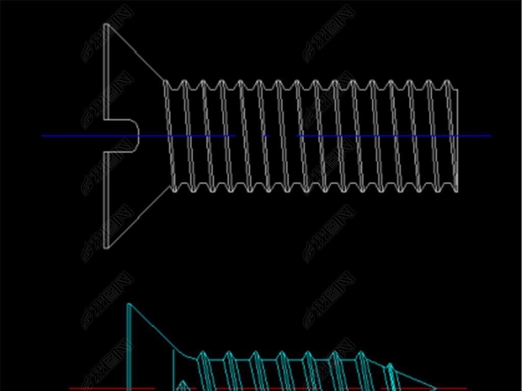 cad׼ͼ˿˨CADͼ