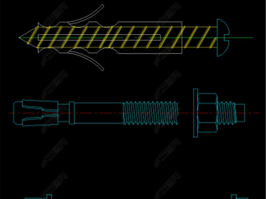 cad׼ͼ˿˨CADͼ