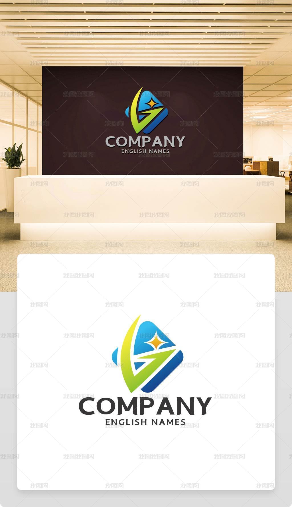 J标志字母logo设计科技网络标识素材图片模板下载 商业服务logo 我图网