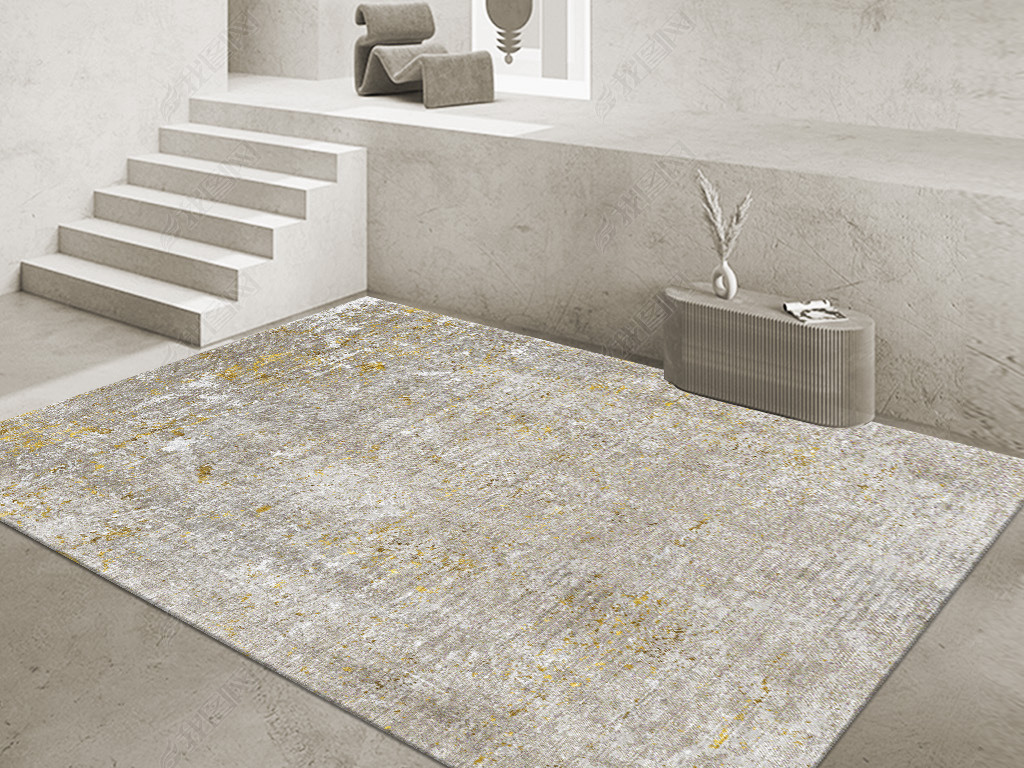 北欧现代轻奢泼墨地毯极简ins地毯抽象地毯下载-编号25449599-现代简