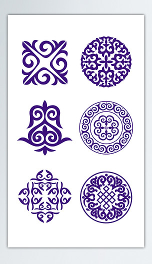 新疆花纹矢量设计