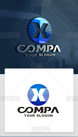 x字母logo设计x字母标志x字母商标下载-编号25465025-商业服务logo-我