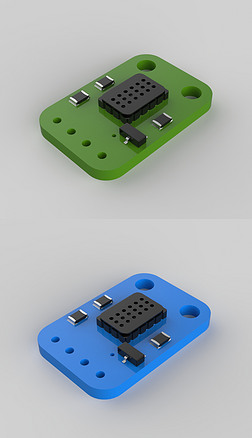气体传感器电控板犀牛3d模型