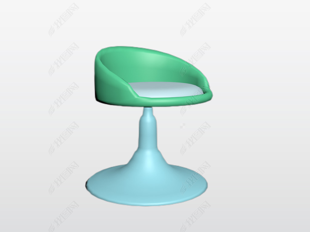 原创椅子3Dmax模型-版权可商用