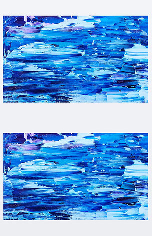 手绘油画抽象艺术背景画布上的彩色纹理丙烯酸绘画艺术品的碎片现代