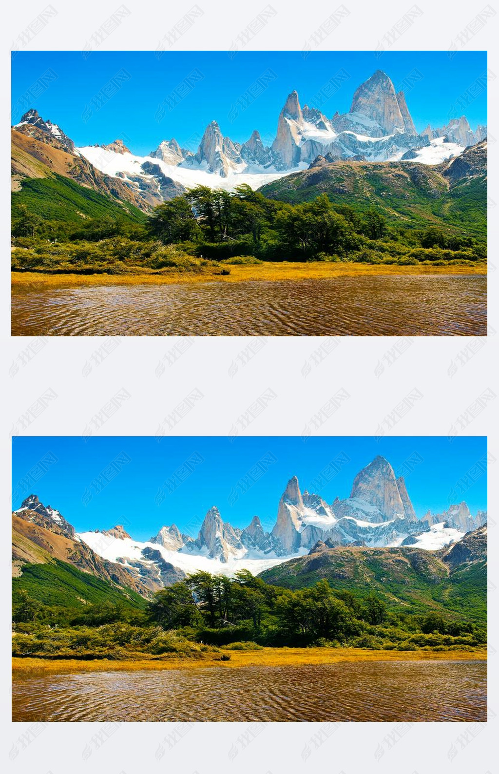 naturen landskap i Patagonien, argentina