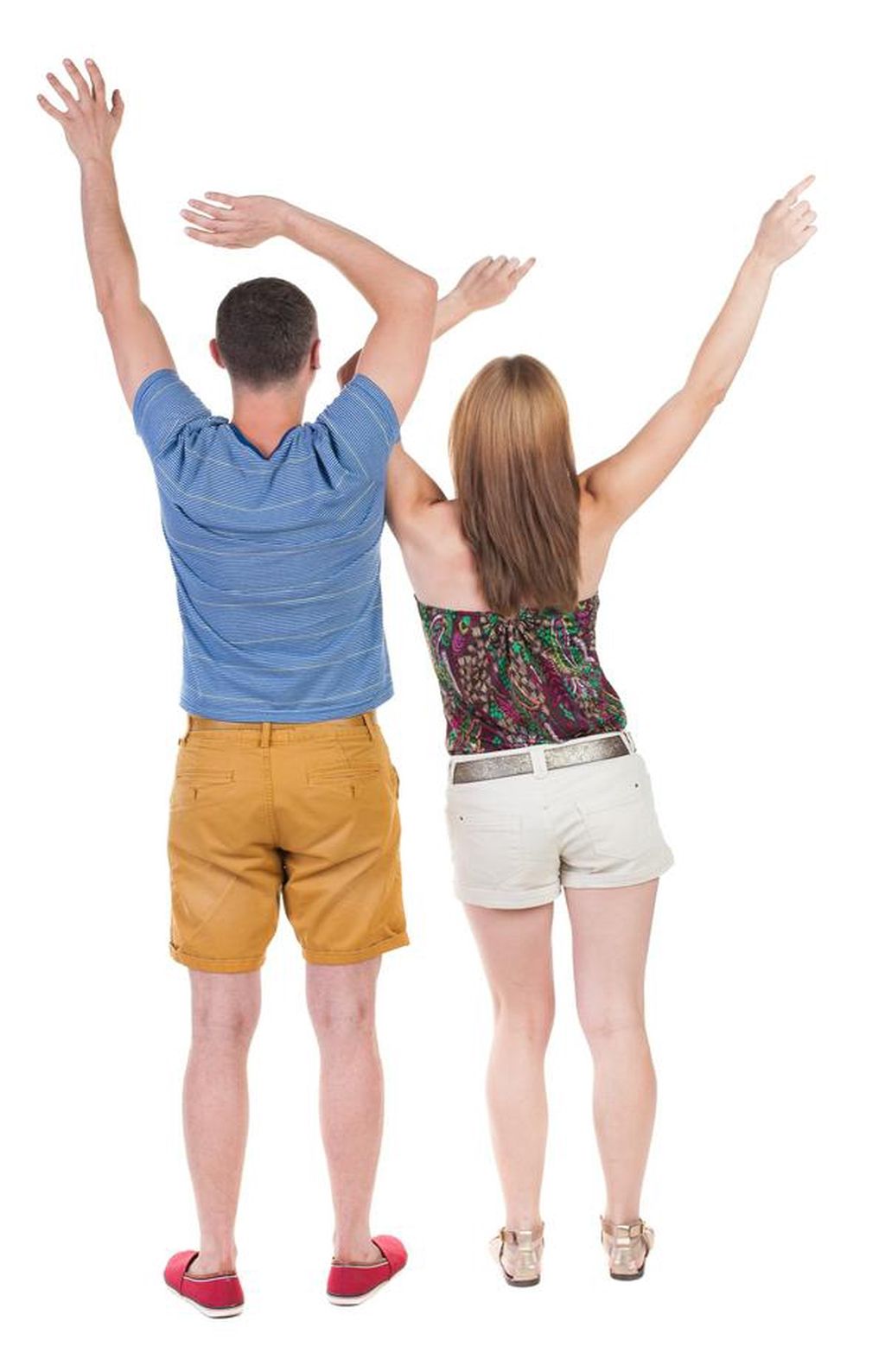 夫妇庆祝胜利举起手来.下载-编号25497720-人物情感-我图网