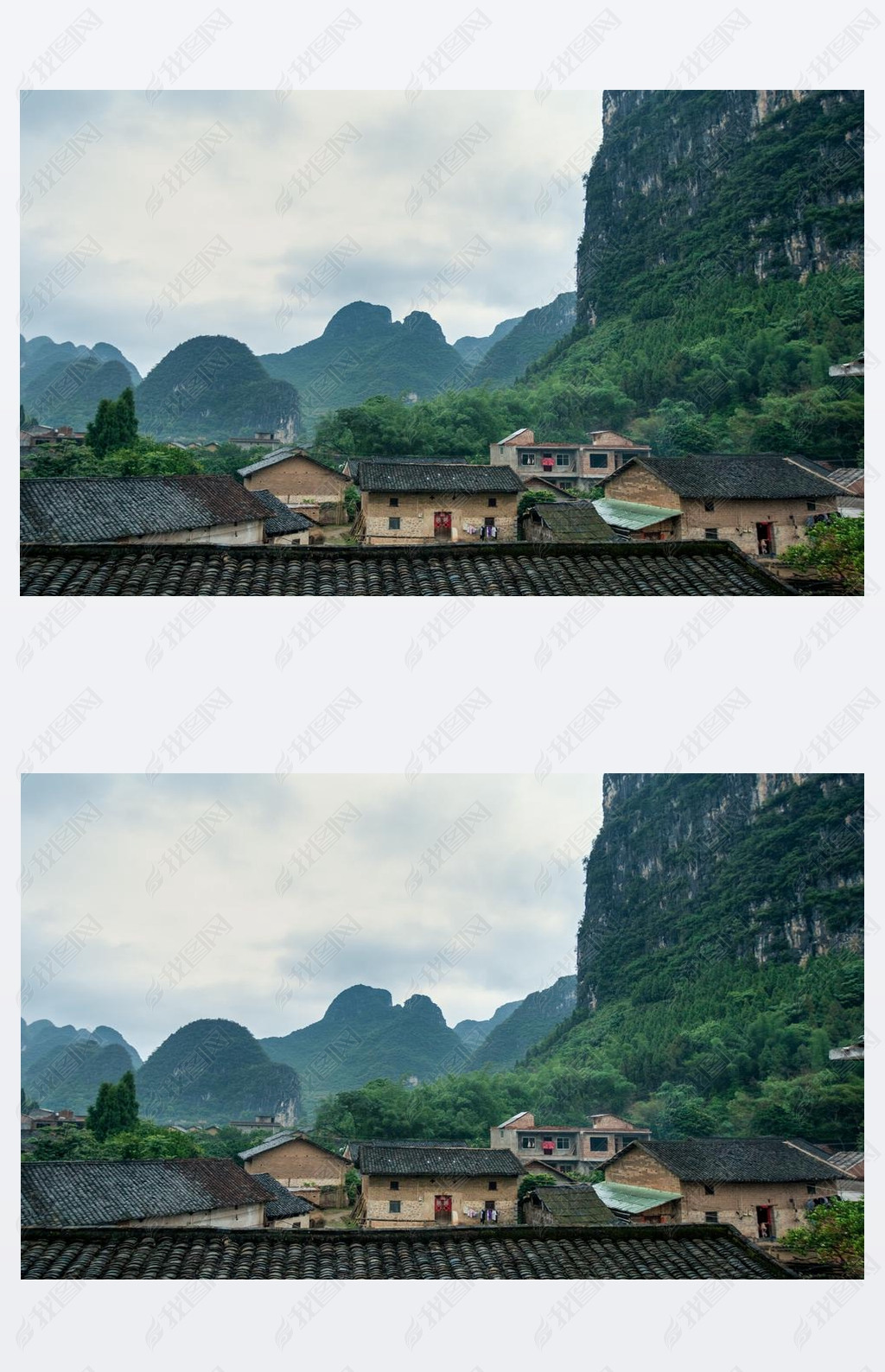 Traditional village in rural China