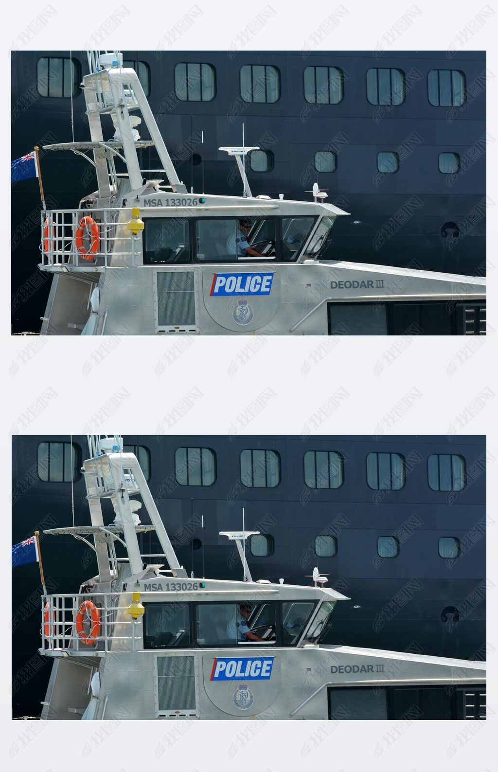 Auckland Police Maritime Unit patrol in ports of Auckland - New 