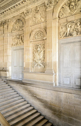 VERSAILLES, FRANCE - JUNE 19, 2013: Interior of Chateau de Versailles (Palace of Versailles) near Pa