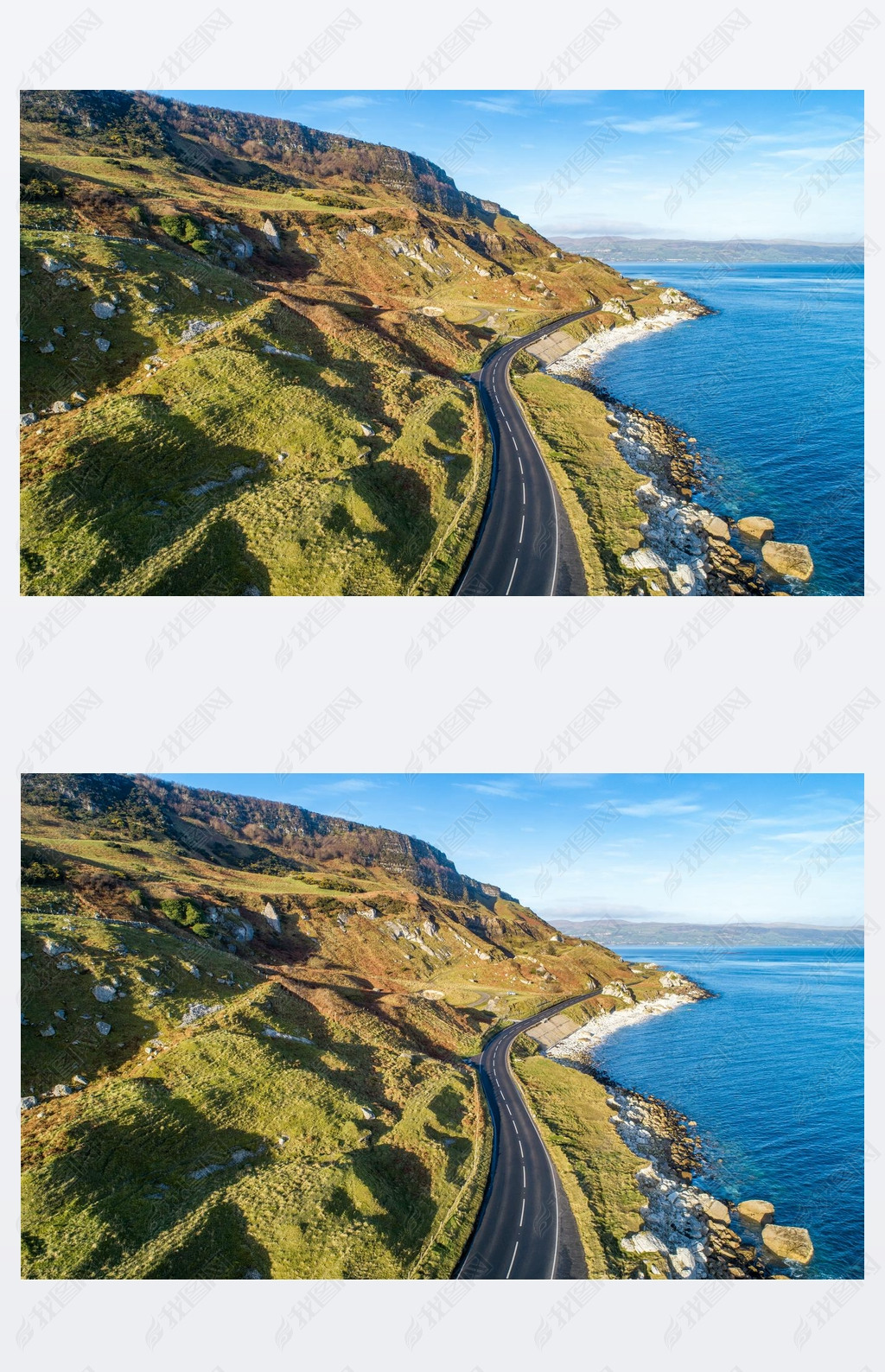 ͭ庣·ӢCauseway coastal Routea Antrim Coast Road A2 ŷ޷羰غ·֮һĿо