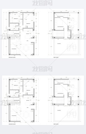 House Floor Plan. Architecture blueprint background.