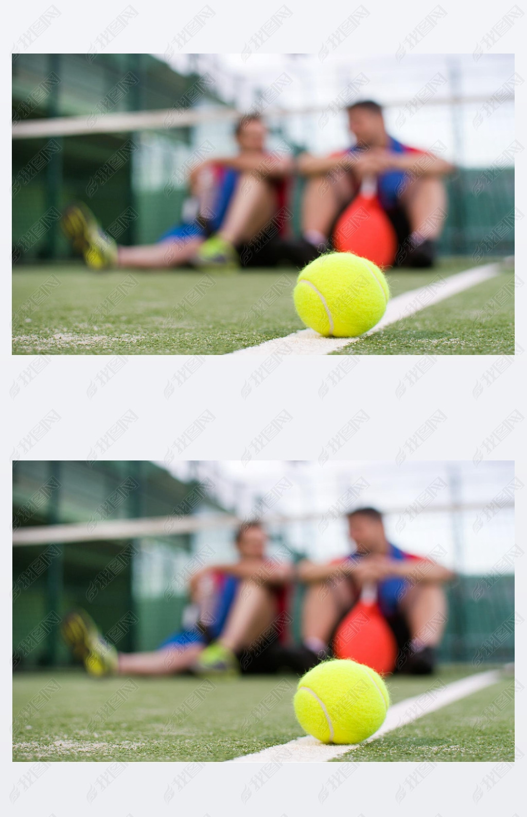 friends playing paddle tennis