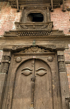 Nepalese Craft and architecture of Basantapur Durbar at Kathmandu Durbar Square, Nepal - Basantapur 