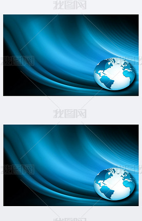 Best Internet Concept of global business. Globe, glowing lines on technological background. Electron
