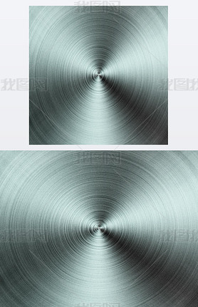 Circullar metallic texture