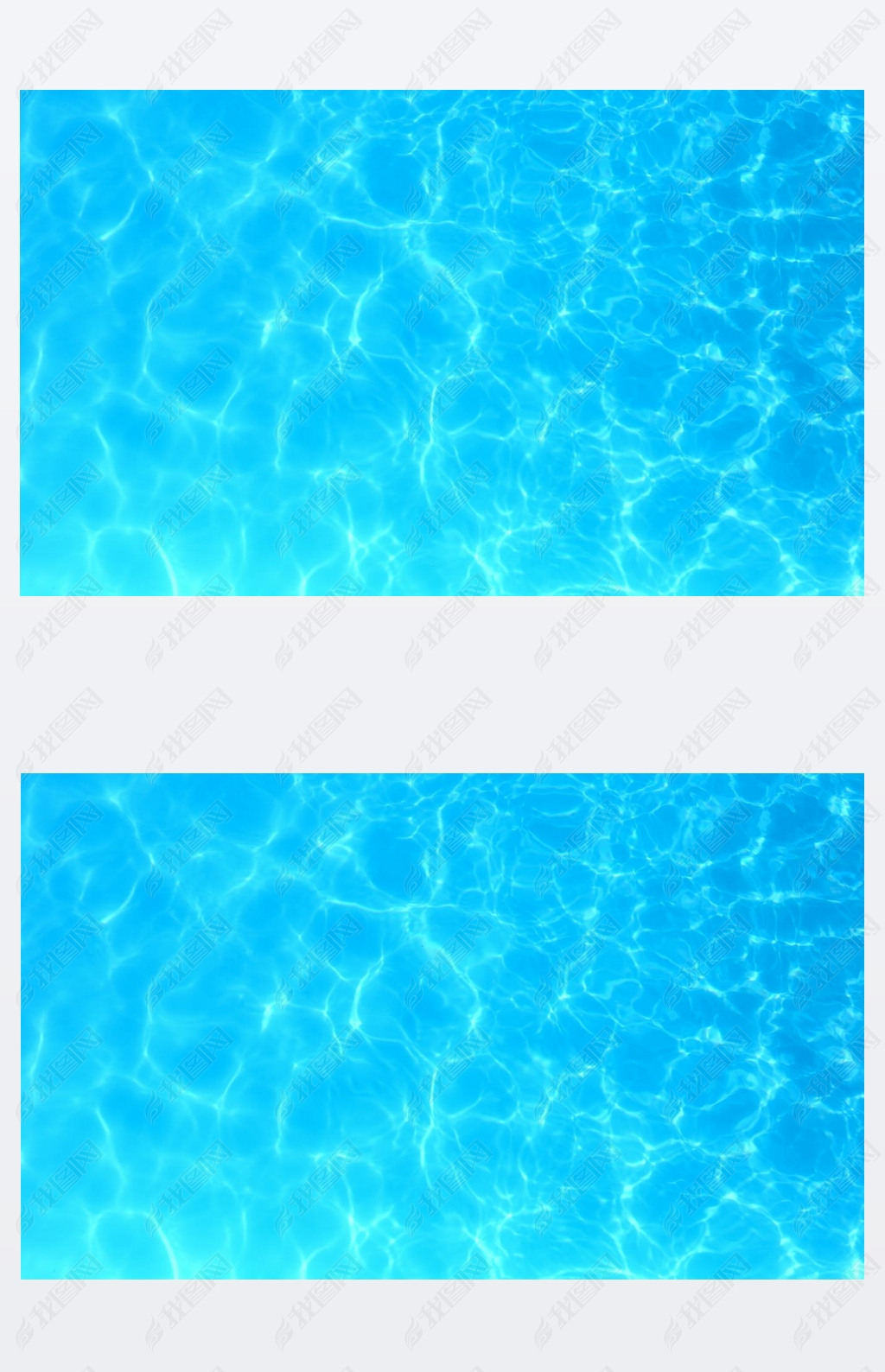 Blue color water in swimming pool rippled water detail backgroun