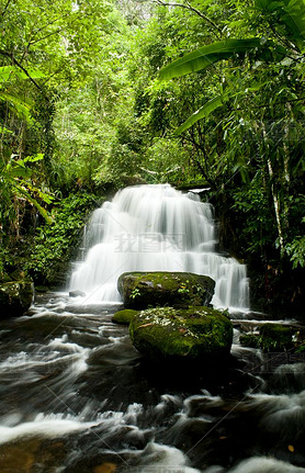 Waterfalls in deep forest