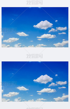 Blue sky and white clouds