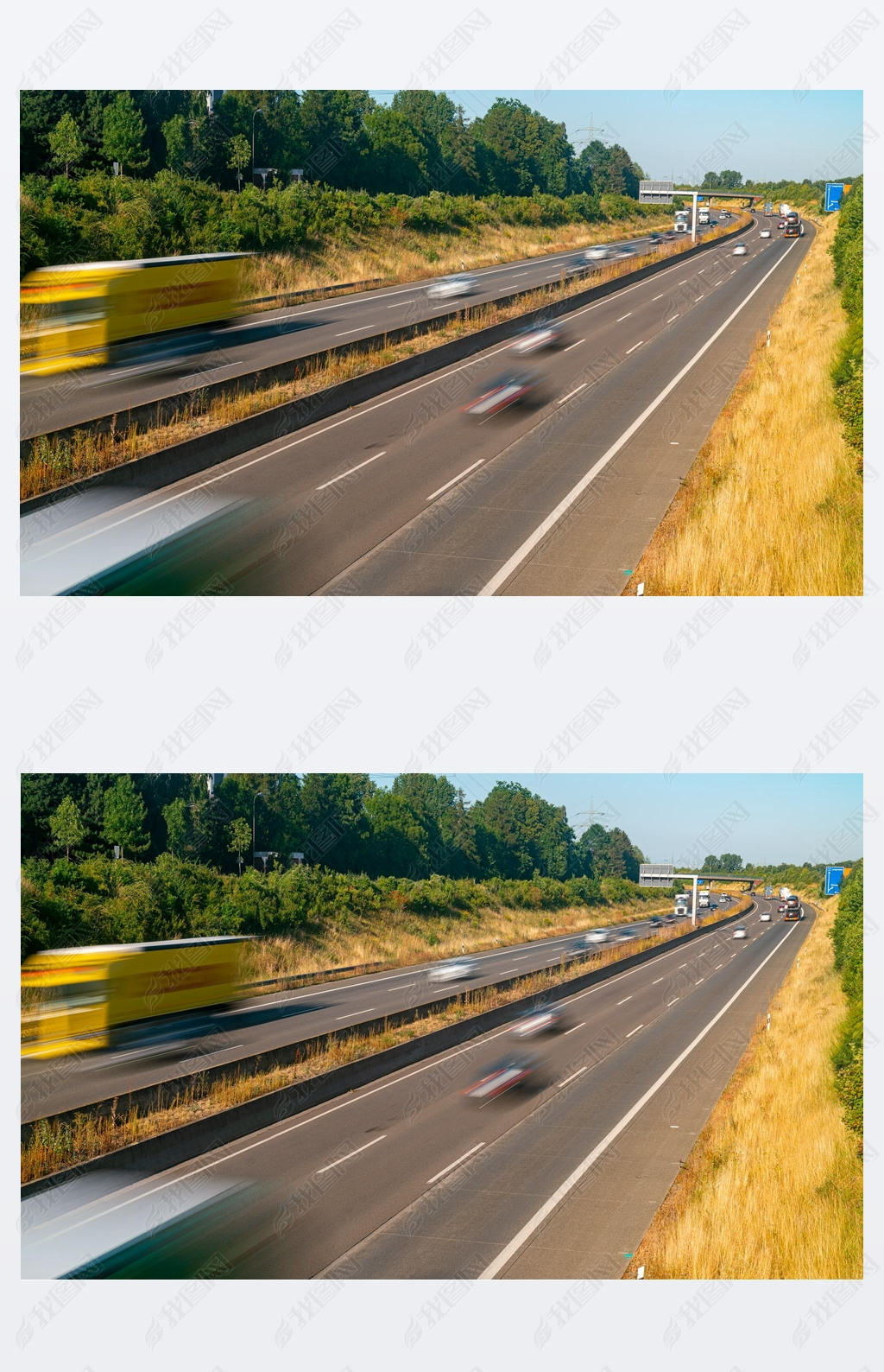 公路上有很多卡车和汽车 - 运输概念下载-编号25540053-汽车交通-我