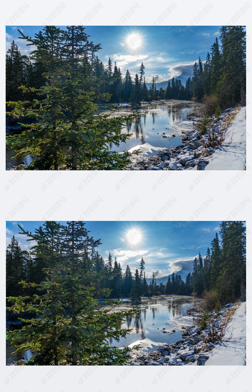 ȻּС羰,ĵ糿.Spur Line Trail, landscape in Town Canmore, Alberta, Canada.