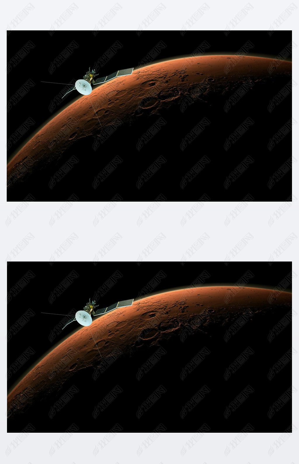 satellite orbiting mars