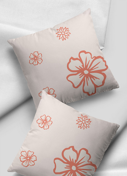 现代简约抽象花纹居家沙发靠垫抱枕